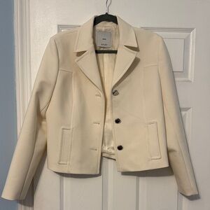 MNG Cream Blazer Jacket
